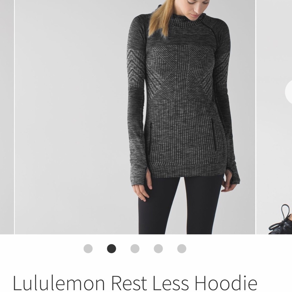 NWOT Lululemon rest less hoodie